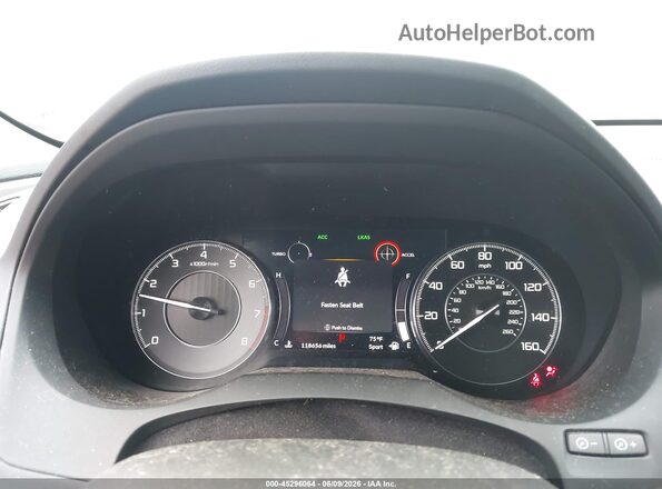 5J8TC2H53KL042052 2019 ACURA RDX Gray Widok tylnych siedzeń