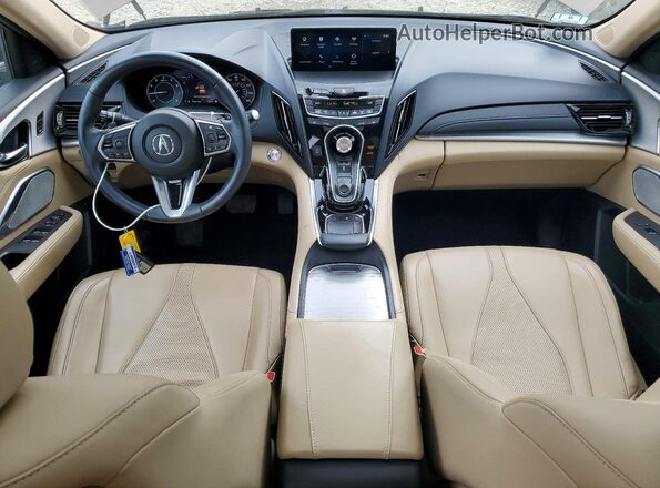 5J8TC2H56KL000846 2019 ACURA RDX Brown წინა პანელის ხედი