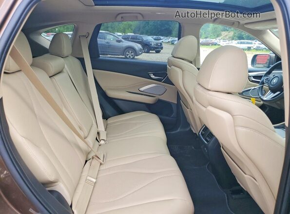 5J8TC2H56KL000846 2019 ACURA RDX Brown უკანა სალონის ხედი