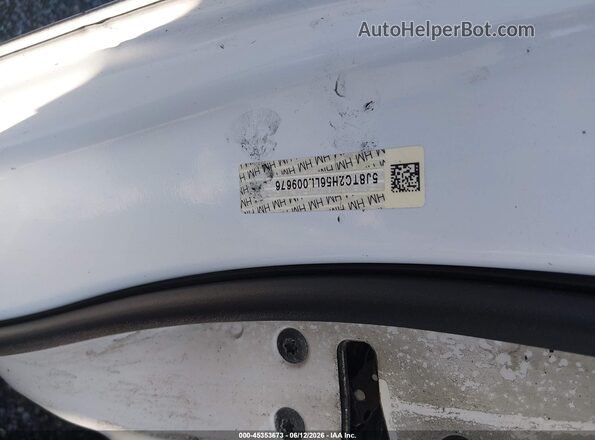 5J8TC2H56LL009676 2020 ACURA RDX White Vista del compartimento del motor