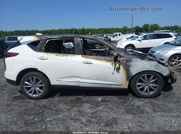 5J8TC2H56LL009676 2020 ACURA RDX White Vista del cuadro de instrumentos