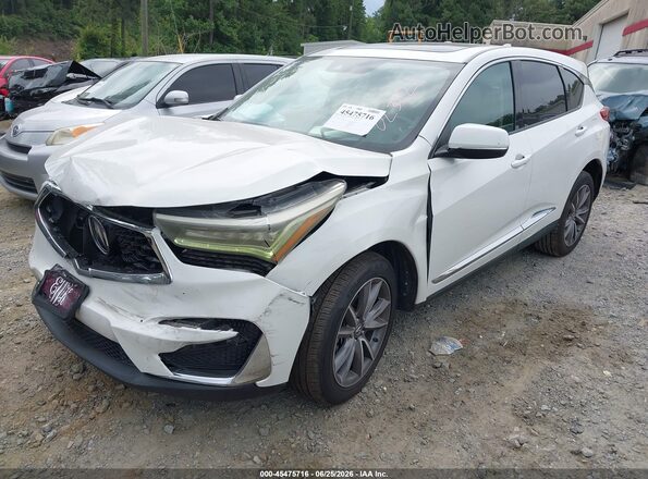 5J8TC2H56LL023321 2020 ACURA RDX White Առջևի ձախ երեք քառորդ տեսարան