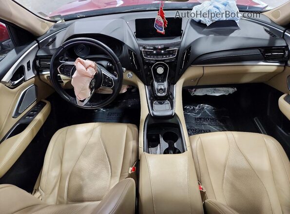 5J8TC2H57NL000908 2022 ACURA RDX Red წინა პანელის ხედი
