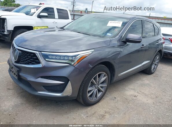 5J8TC2H58KL002775 2019 ACURA RDX Gray წინა მარცხენა ხედი სამი მეოთხედიდან
