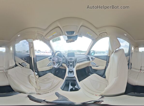 5J8TC2H58KL008978 2019 ACURA RDX White Vista interior de 360 grados