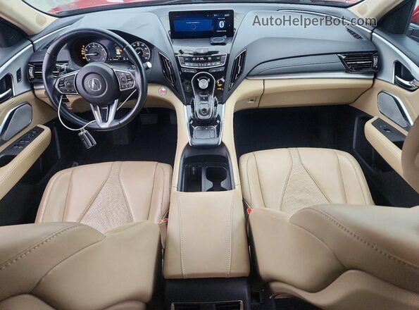 5J8TC2H59KL020850 2019 ACURA RDX Red Vista del salpicadero
