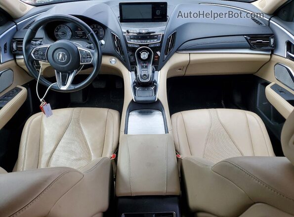 5J8TC2H5XLL011799 2020 ACURA RDX Red Widok deski rozdzielczej