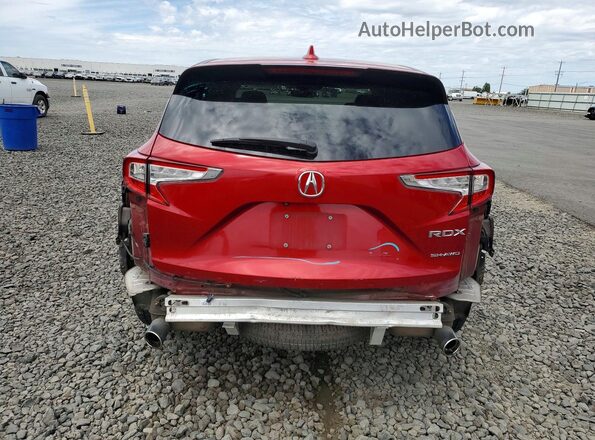 5J8TC2H5XLL011799 2020 ACURA RDX Red Widok z tyłu