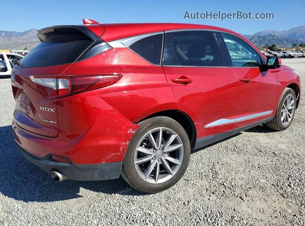5J8TC2H5XLL017845 2020 ACURA RDX Red Задня права чверть