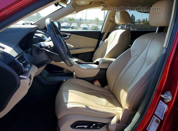 5J8TC2H5XLL017845 2020 ACURA RDX Red Вид салону спереду
