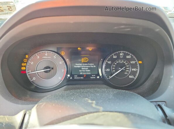 5J8TC2H5XPL011436 2023 ACURA RDX White ხელსაწყოთა პანელის ხედი