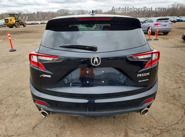5J8TC2H60KL008790 2019 ACURA RDX Black Вид ззаду