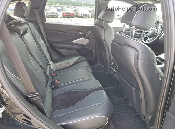 5J8TC2H62LL032252 2020 ACURA RDX Black Vista de los asientos traseros