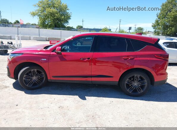 5J8TC2H63ML024145 2021 ACURA RDX Red Rear interior view
