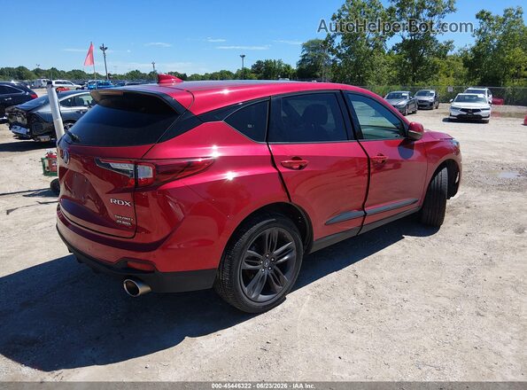 5J8TC2H63ML024145 2021 ACURA RDX Red Rear right
