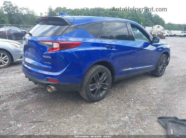 5J8TC2H63ML045481 2021 ACURA RDX Blue Rear right