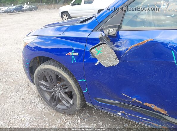 5J8TC2H63ML045481 2021 ACURA RDX Blue Front view