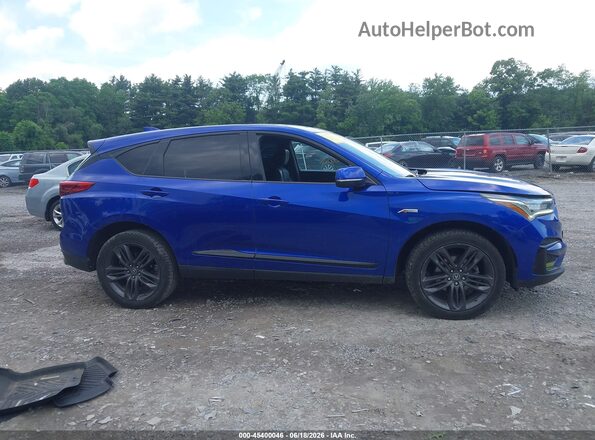 5J8TC2H63ML045481 2021 ACURA RDX Blue Rear interior view