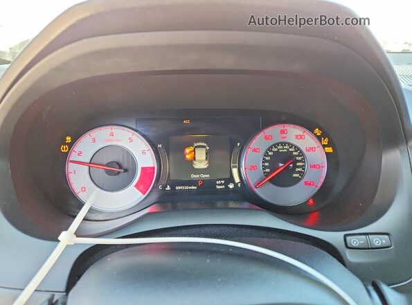 5J8TC2H63ML046971 2021 ACURA RDX White Вид щитка приладів