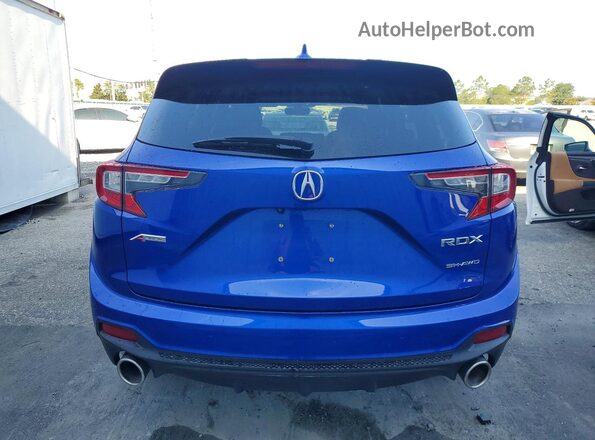 5J8TC2H66ML806908 2021 ACURA RDX Blue Vista trasera
