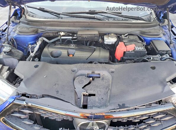 5J8TC2H66ML806908 2021 ACURA RDX Blue Vista del compartimento del motor