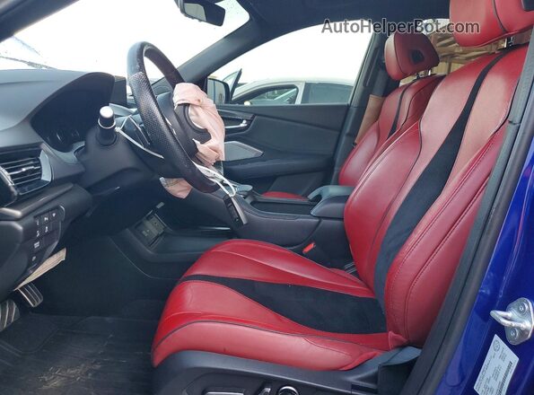5J8TC2H66ML806908 2021 ACURA RDX Blue Vista interior delantera