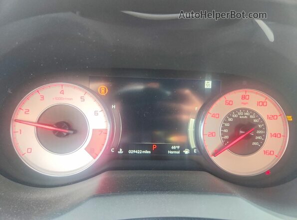 5J8TC2H66SL000323 2025 ACURA RDX Черный Вид щитка приборов