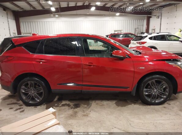 5J8TC2H67LL002504 2020 ACURA RDX Red უკანა სალონის ხედი