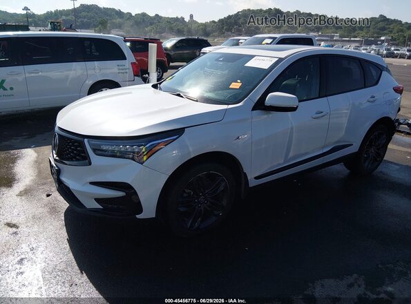 5J8TC2H67ML006683 2021 ACURA RDX Белый Передняя левая четверть