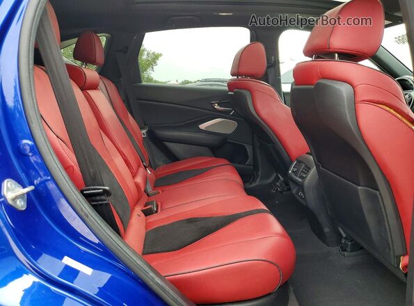 5J8TC2H68LL014581 2020 ACURA RDX Blue Rear interior view