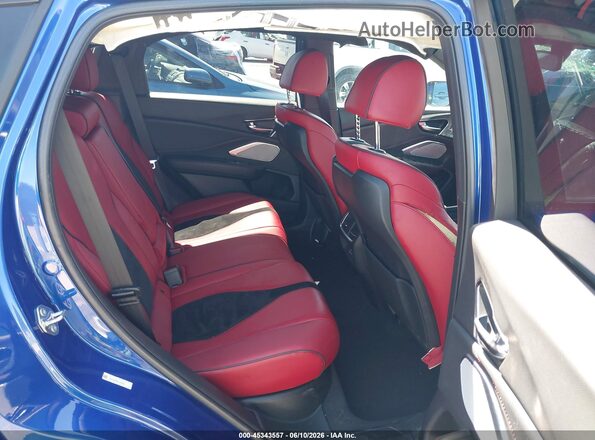 5J8TC2H68LL028853 2020 ACURA RDX Blue VIN կոդի պիտակի տեսք