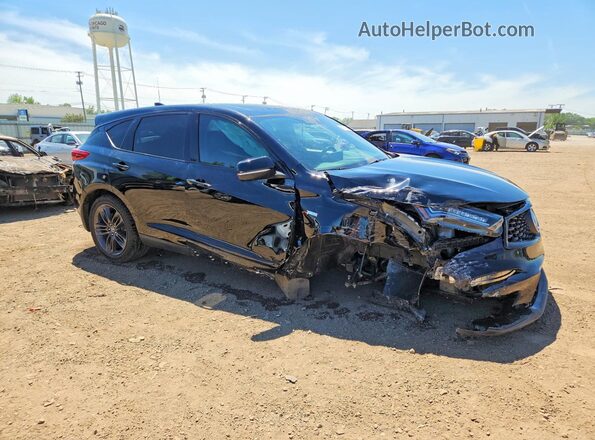5J8TC2H68ML031415 2021 ACURA RDX Black Przód prawy