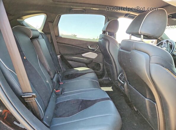 5J8TC2H68ML031415 2021 ACURA RDX Black Widok wnętrza z tyłu