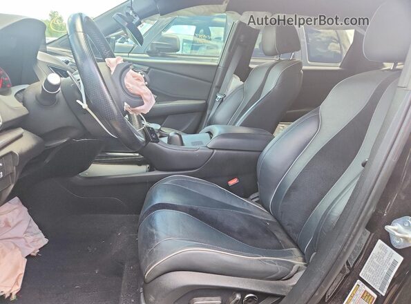 5J8TC2H68ML031415 2021 ACURA RDX Black Widok wnętrza z przodu