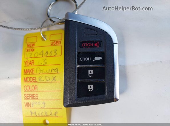 5J8TC2H69PL004468 2023 ACURA RDX Black წინა პანელის ხედი
