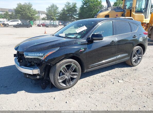 5J8TC2H69PL004468 2023 ACURA RDX Black წინა მარცხენა ხედი სამი მეოთხედიდან