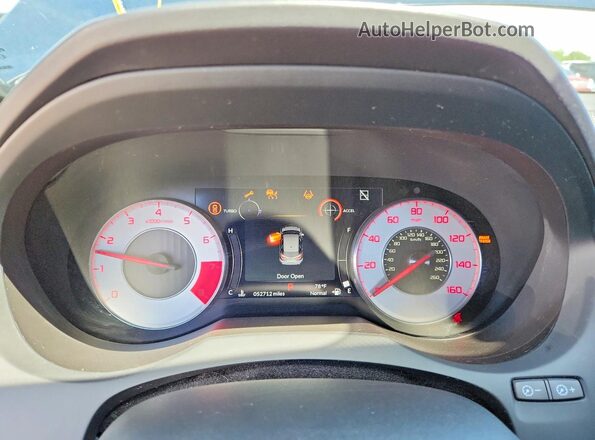 5J8TC2H6XNL012124 2022 ACURA RDX Black Вид щитка приладів