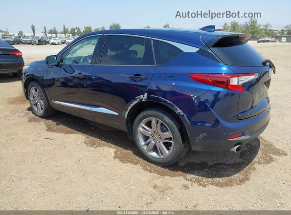 5J8TC2H70KL021211 2019 ACURA RDX Blue უკანა მარცხენა