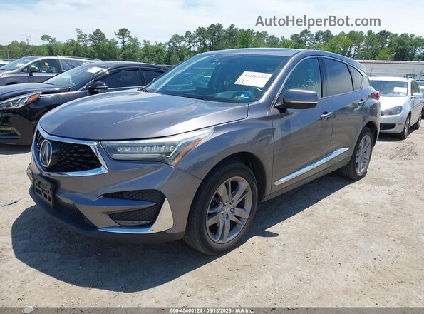 5J8TC2H71KL001307 2019 ACURA RDX Gray წინა მარცხენა ხედი სამი მეოთხედიდან