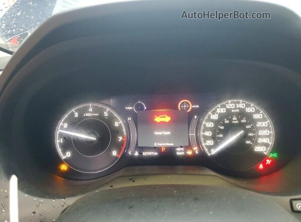 5J8TC2H71ML804363 2021 ACURA RDX Blue Вид щитка приладів