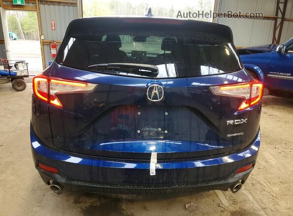 5J8TC2H71ML804363 2021 ACURA RDX Blue Вид ззаду