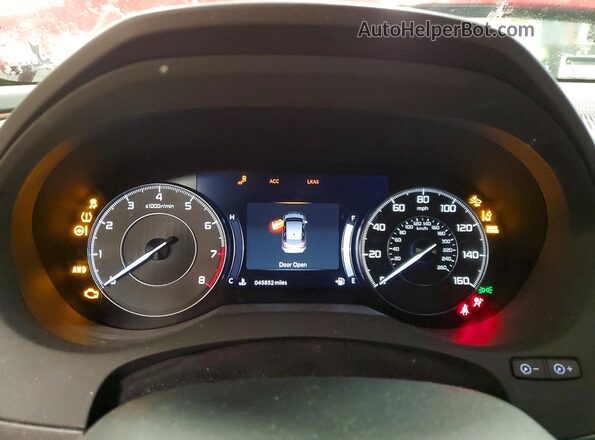 5J8TC2H72LL030817 2020 ACURA RDX Red Vista del cuadro de instrumentos