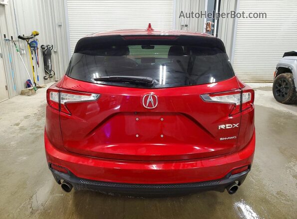 5J8TC2H72LL030817 2020 ACURA RDX Red Vista trasera