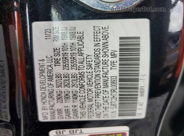 5J8TC2H73RL008933 2024 ACURA RDX Black 