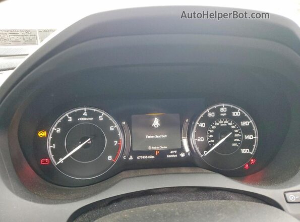 5J8TC2H76LL032795 2020 ACURA RDX Gray Սարքավորումների վահանակի տեսք