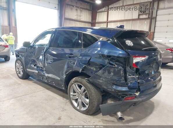 5J8TC2H77ML012783 2021 ACURA RDX Синий Задняя левая четверть