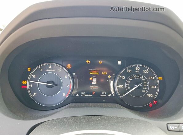 5J8TC2H78RL020270 2024 ACURA RDX Gray Instrument cluster view