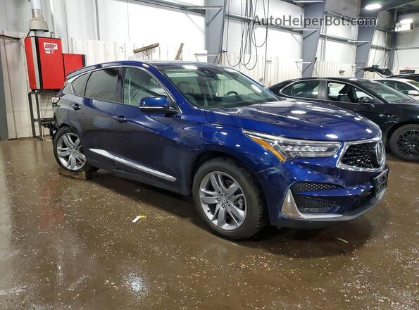 5J8TC2H7XKL010474 2019 ACURA RDX Blue Front right