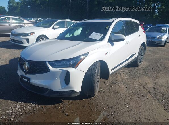 5J8TC2H83PL004578 2023 ACURA RDX White წინა მარცხენა ხედი სამი მეოთხედიდან