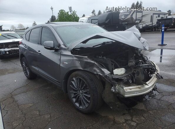 5J8TC2H84NL006384 2022 ACURA RDX Gray Առջևի աջ